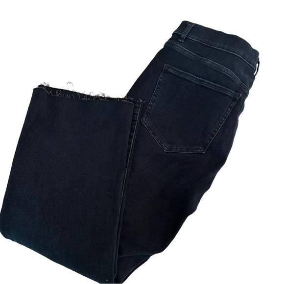 Express High Waisted Cropped Flare Jeans - Picture 3 of 6